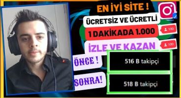 1 DAKİKADA 1.000 İNSTAGRAM TAKİPÇİ ARTTIRMA HİLESİ – ÜCRETSİZ ŞİFRESİZ İNSTAGRAM TAKİPÇİ HİLESİ 2024