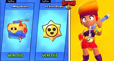 7 ÜCRETSİZ MEGA KUTU VE 42 TANE STAR HEDİYESİ AÇTIM 😎 BRAWL STARS