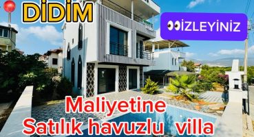 🔵MALİYETİNE SATILIK/AYDIN DİDİMDE 8.500,000tl SATILIK HAVUZLU VİLLA#altınkum #didim #didimdesatilik Satılık Arsa