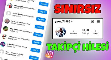 SINIRSIZ INSTAGRAM TAKİPÇİSİ KASMA ! ÜCRETSİZ INSTAGRAM TAKİPÇİ ARTTIRMA HİLESİ