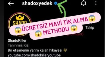 İNSTAGRAM ÜCRETSİZ MAVİ TİK ALMA METHODU