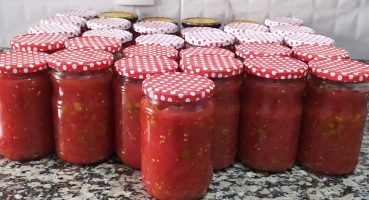 Kışlık Konserve Menemen Nasıl Yapılır ❓30 Kilo Domatesi Hızlıca Nasıl Hazırladım.#kışlıkhazırlık