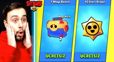 FAKİR HESABA 7 TANE ÜCRETSİZ MEGA KUTU VE 42 TANE STAR HEDİYESİ GELDİ 😎 – BRAWL STARS