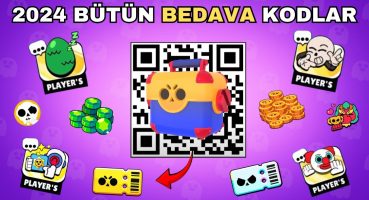 10 TANE BEDAVA HEDİYE QR KOD | Brawl Stars Update