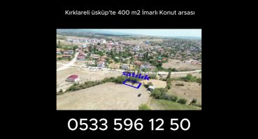 Kırklareli üsküp’te 400 m2 İmarlı Konut arsası#satılık#arsa Satılık Arsa