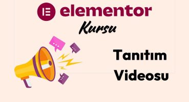 Elementor Kursu Tanıtım Videosu Fragman İzle