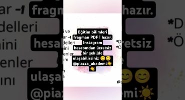 Eğitim bilimleri fragman PDF İ hazır.☀️☀️#fypシ゚viral #keşfet #kpss #kpss2025 #öabt #kpsslisans #öabt Fragman izle