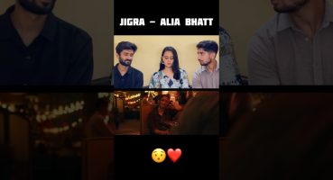 Brother Sister Love❤️ | #jigra #aliabhatt #trailer #reaction Fragman izle